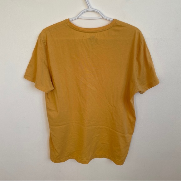 SOLD Lacoste V Neck Shirt Mustard Yellow - Picture 2 of 4